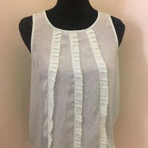 Light turquoise sheer blouse